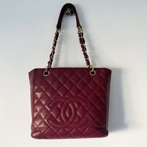 Chanel Matelasse Bag Leather Caviar Skin Shoulder Bag